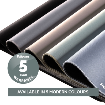 Mousepad birou Fellowes, breyta microban, negru